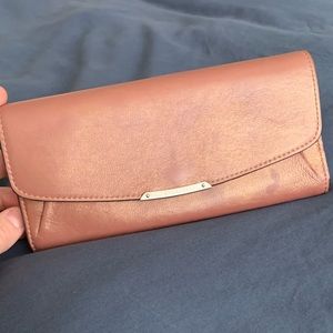 Coach rose gold wallet